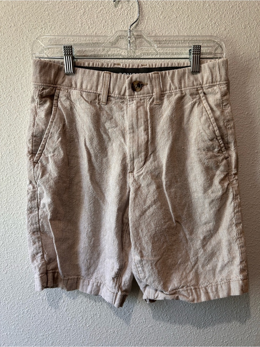 Striped Linen Men's Shorts